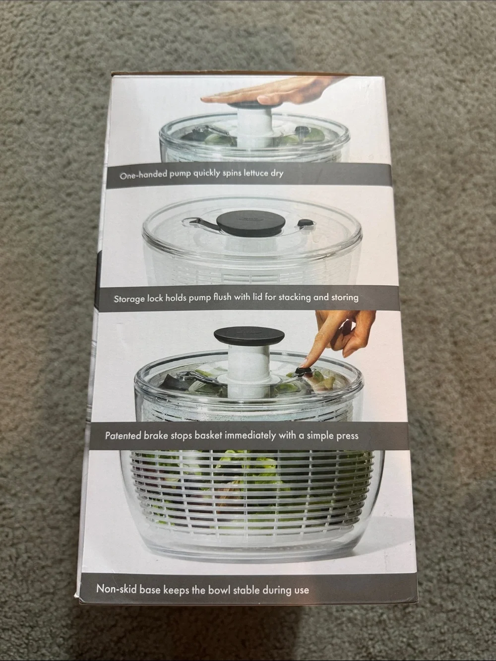 OXO Good Grips Salad Spinner - Clear/White